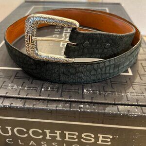 New Lucchese Classic Genuine Crocodile Men's Size 40, 1.5 inch wide